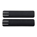 TEXTURED RAIL COVER 2-PACK PICATINNY POLYMER BLACK 6.25''
