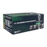 12 GAUGE 2-3/4'' 15 PELLET 00 RUBBER BUCK 10/BOX
