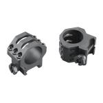 30MM SIX-HOLE PICATINNY RINGS, MEDIUM