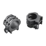 30MM SIX-HOLE PICATINNY RINGS, HIGH