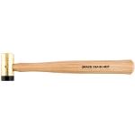 DELRIN TIPPED SOLID BRASS HAMMER-8OZ