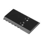 ALUMINUM COVER PLATE FOR BROWNELLS ACRO SLIDES BLACK