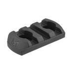 M-LOK RAIL 3 SLOT PICATINNY POLYMER BLACK 1.6''