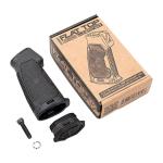 AR-15 FLAT TOP OVERMOLDED PISTOL GRIP 15-DEGREE BLACK