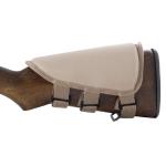 STRAP-ON CHEEK PIECE TAN NYLON