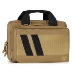 SPECIALIST SOFT PISTOL CASE TWO COMPARTMENT LOW PROFILE TAN