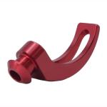RUGER~PC CARBINE? SPARTAN SKELETONIZED CHARGING HANDLE RED