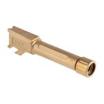 HELLCAT  THD BARREL, 1/2''X28, GOLD TIN, 9MM