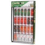CARLSONS FLUSH 12GA MIDSIZE PKG RACK (24 SKU 2 DEEP) DROPSHI
