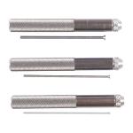 REPLACEMENT PIN PUNCH SET OF 3, W/2-1/2'' PINS