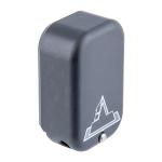 BASE PAD +3/+4 FOR GLOCK~ 17/22, TITANIUM GRAY
