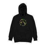 WOODLAND CAMO ICON HOODIE BLACK SMALL