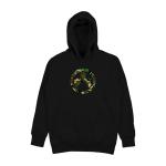 WOODLAND CAMO ICON HOODIE BLACK 3X-LARGE