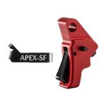 ACT ENH TRIGGER KIT WITHOUT BAR FOR GLOCK SLIM FRAME RED