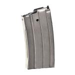 RUGER MINI-14~ 20RD MAGAZINE .223 STEEL NICKEL PLATED