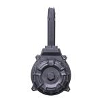 50RD DRUM MAGAZINE FOR GLOCK 17/19~ 9MM POLYMER BLACK