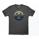 CASCADE ICON LOGO CVC T-SHIRT CHARCOAL HEATHER 2X-LARGE