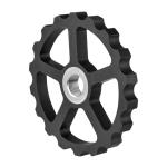 1-14'' THREADED SHOOTING REST HANDWHEEL