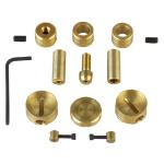 ADJUSTABLE DISK HARDWARE KIT GOLD BRASS