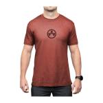 ICON LOGO CVC T-SHIRT SM REDROCK HEATHER