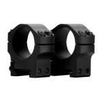 30MM HIGH (1.25'') PREMIER SCOPE RINGS BLACK