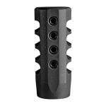 SIDE BAFFLE BRAKE 4 PORT 243 CAL 1/2-28 BLACK NITRIDE