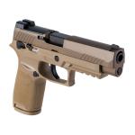 P320 M17 9MM LUGER 4.4'' BBL (1)17RD & (2)21 RD MAG COYOTE