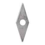 7 DEGREE RELIEF, THICKNESS: .125'', SHAPE: DIAMOND