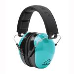 PASSIVE EAR MUFF W/ EMBOSSED HEADBAND AQUA BLUE