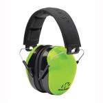 PASSIVE EAR MUFF W/ EMBOSSED HEADBAND HI VIS GREEN