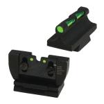 RUGER~ 10/22~ FIBER OPTIC LITEWAVE SIGHT SET BLACK
