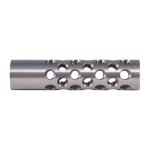 #1 MUZZLE BRAKE 22 CALIBER 1/2-28 SS SILVER