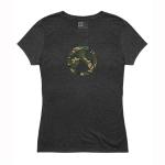 WOODLAND CAMO ICON TRI-BLEND T-SHIRT LG CHARCOAL HEATHER