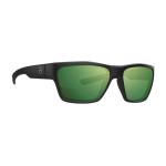 GLASSES BLACK FRAME/VIOLET LENS/GREEN MIRROR POLARIZED