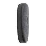 1.00'' LARGE BLACK LEATHER FACE
