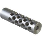#2 MUZZLE BRAKE 22 CALIBER 1/2-28 SS SILVER