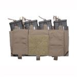 QUAD 5.56MM PLACARD, COYOTE BROWN
