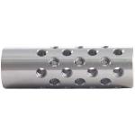#3 MUZZLE BRAKE 22 CALIBER 9/16-24 SS SILVER