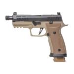 P320 AXG COMBAT 9MM LUGER 4.6'' BBL (3)21RD MAGS FDE