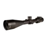 4-24X50MM SFP ILLUMINATED RED TRIANGLE POST RETICLE BLACK