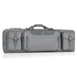 URBAN WARFARE DOUBLE RIFLE CASE 46'' GRAY