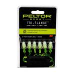 SPORT REUSABLE TRI-FLANGE EARPLUGS-3 PAIR