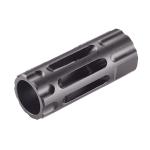 MUZZLE BRAKE Q-COMP 11/16-24 STEEL BLACK