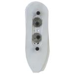 ADJUSTABLE PAD PLATE SILVER ALUMINUM
