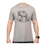 BURRO COTTON T-SHIRT MD SILVER