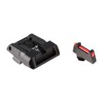 FULLY ADJUSTABLE SIGHT SET, BLACK R/FIBER OPTIC FRONT