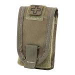 TOURNIQUET/SELF-AID POUCH W/MOLLE ATTACHMENT RANGER GREEN