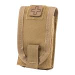 TOURNIQUET/SELF-AID POUCH W/BELT ATTACHMENT COYOTE