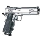 RED LASER RUBBER GRIPS, BLACK