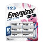 CR 123 LITHIUM BATTERIES 6/PACK